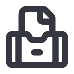 Arhive Plane SVG Icon